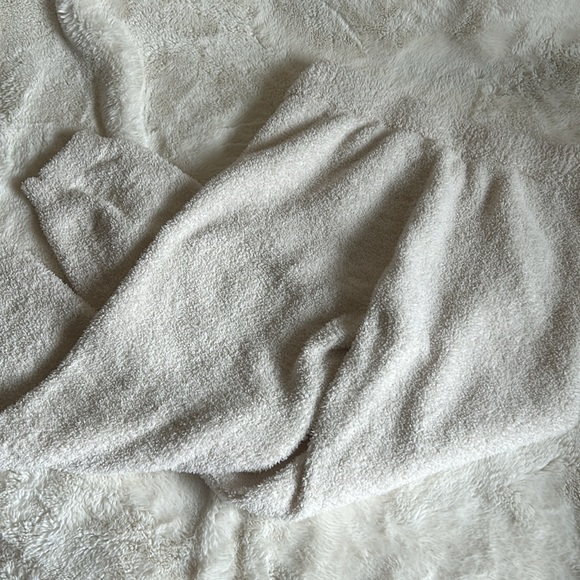 Fuzzy Teddy White Pajama Pants - Picture 5 of 5